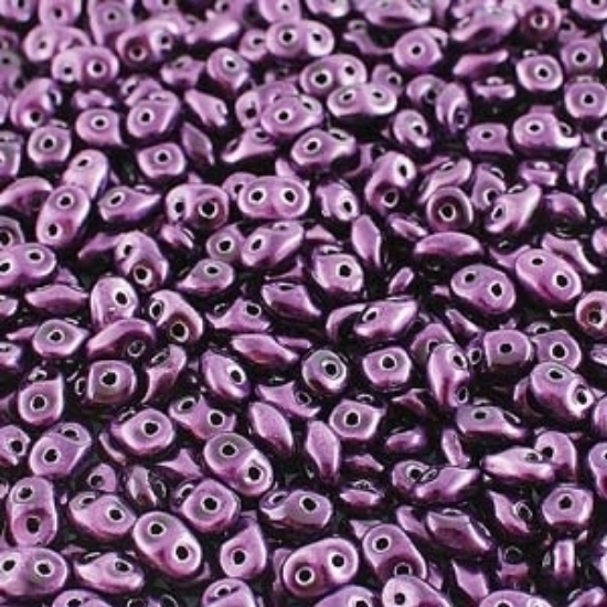 Picture of MiniDuo 2x4mm Metalust Burnt Purple x10g
