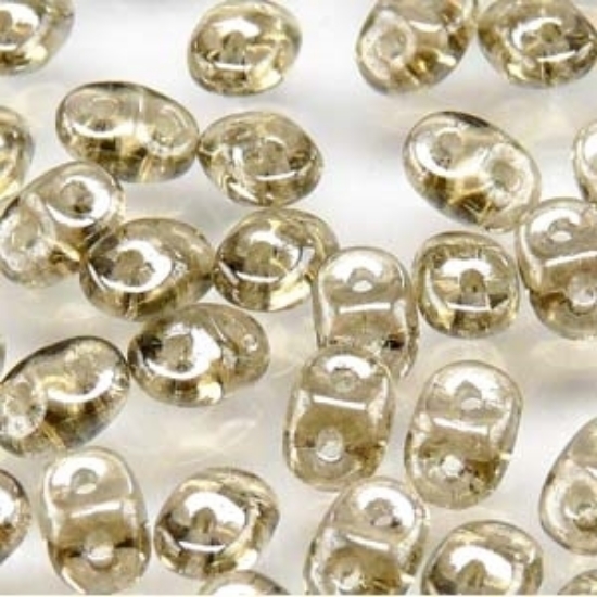 Picture of MiniDuo 2x4mm Smoke Grey Luster x10g