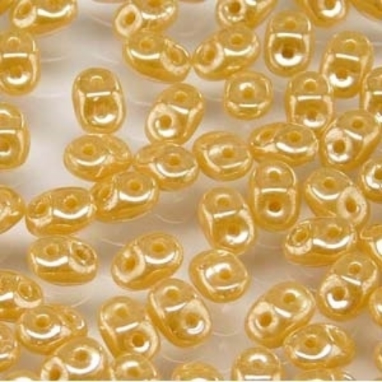Picture of MiniDuo 2x4mm Opaque Beige Luster x10g