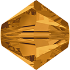 Picture of Swarovski 5328 Xilion Bead 4 mm Topaz x100