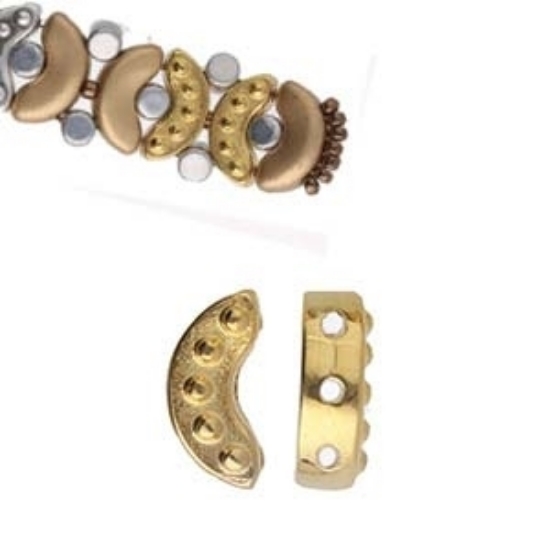 Picture of Armenis Arcos Bead Sub 24kt Gold Plate x1