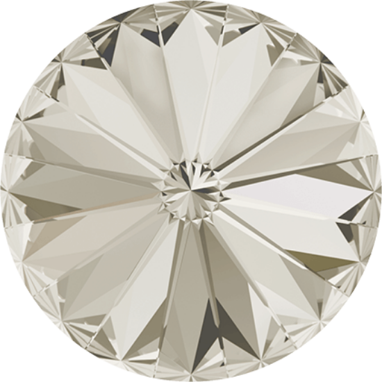 Picture of Swarovski 1122 Rivoli Round Stone 14mm Crystal Silver Shade x1