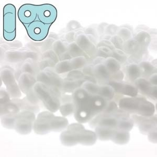 Picture of Trinity Beads 8mm Chalk x10g