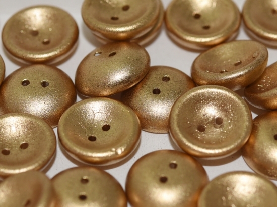 Picture of Cup Button Beads 14mm Aztec Gold x5