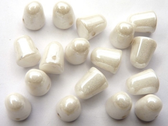 Picture of Gumdrops 7x10mm Chalk White Luster x20
