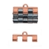 Picture of Cymbal - Piperi III Tila Bead Ending Rose Gold Plate x1