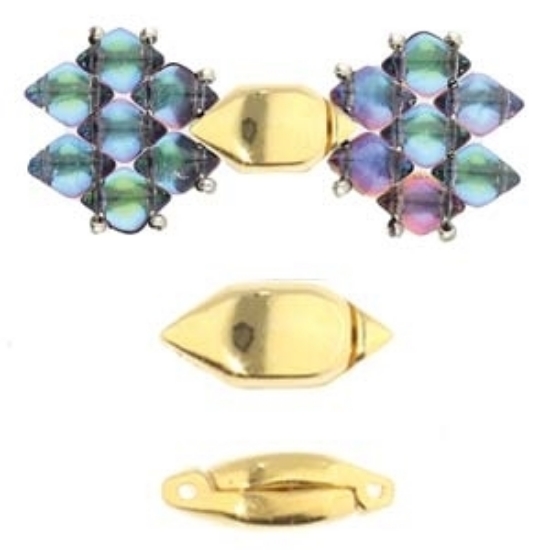 Picture of Ralaki GemDuo Magnetic Clasp 24k Gold Plate x1