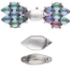 Picture of Ralaki GemDuo Magnetic Clasp Silver Plate x1