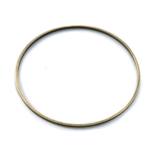 Picture of Component Ring 40mm round Antique Brass x1