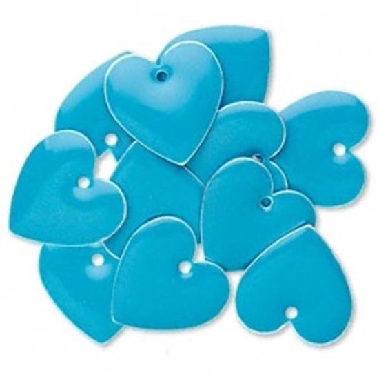 Изображение Candy Heart pendant 16mm Blue x1