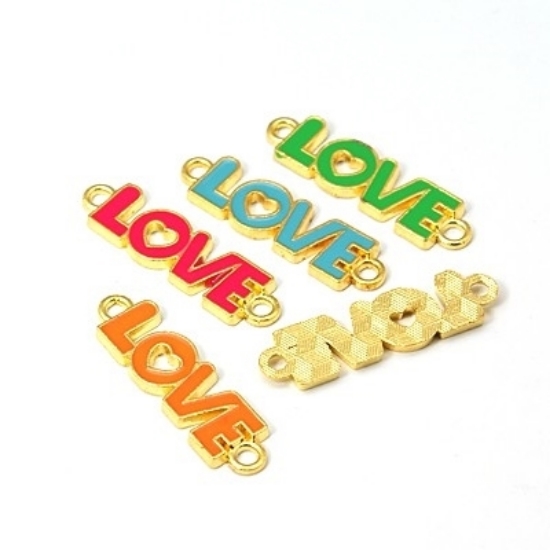 Picture of Connector "Love" Mixed Color x4