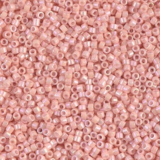 Picture of Miyuki Delica 11/0 DB1503 Opaque Light Salmon AB x10g