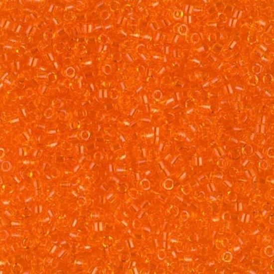 Picture of Miyuki Delica 11/0 DB703 Transparent Orange x10g