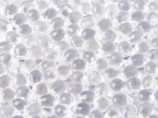 Picture of Side Drill Tear Drop 6x4mm Crystal x25