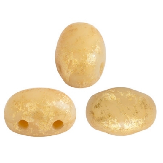 Picture of Samos® par Puca®  7x5mm Opaque Beige Splash  x10g