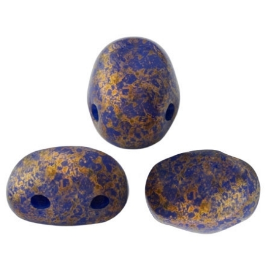 Picture of Samos® par Puca®  7x5mm Opaque Sapphire Bronze x10g
