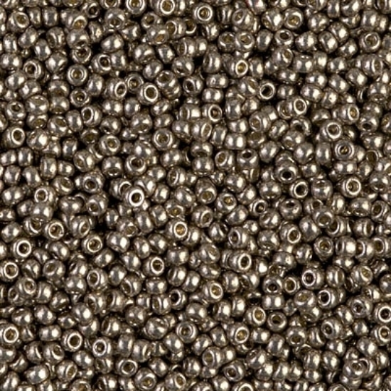 Picture of Miyuki Rocaille 11/0 4222 Duracoat Galvanized Pewter x10g