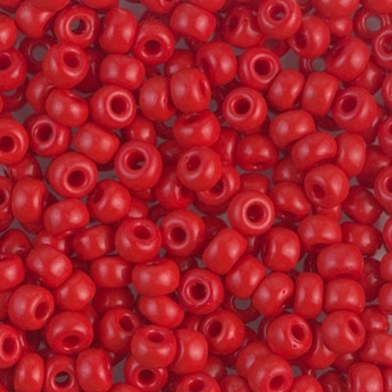 Picture of Miyuki Rocaille 6/0 408 Opaque Red x10g