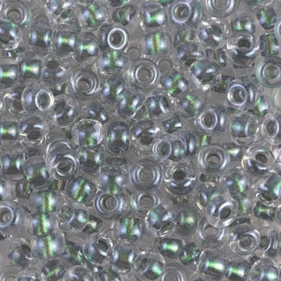 Picture of Miyuki Rocaille 6/0 3204 Magic Patina Smoke Lined Crystal x10g