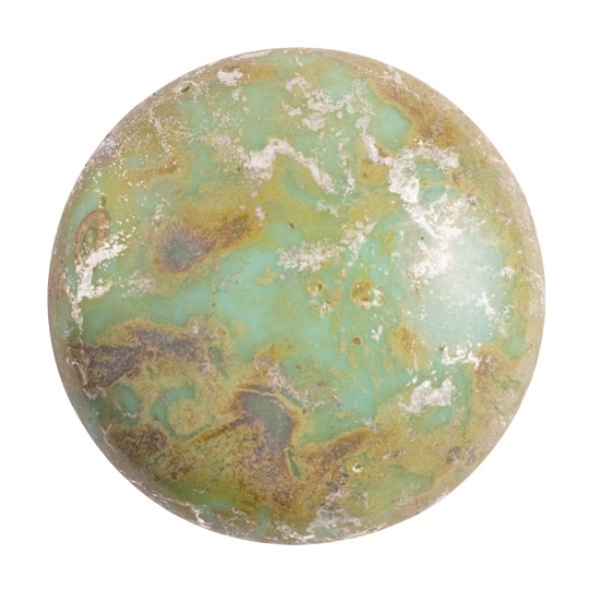 Picture of Cabochons par Puca® 18mm Opaque Aqua New Picasso x1