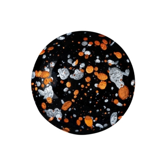 Picture of Cabochons par Puca® 18mm Jet Tweedy  x1