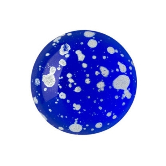 Picture of Cabochons par Puca® 18mm Sapphire Splash Silver x1