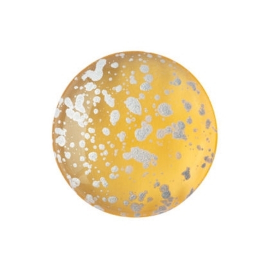 Picture of Cabochons par Puca® 18mm Light Topaz Splash Silver x1