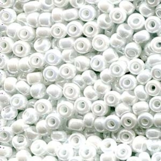 Picture of Miyuki Rocaille 8/0 420 White Pearl Ceylon x10g