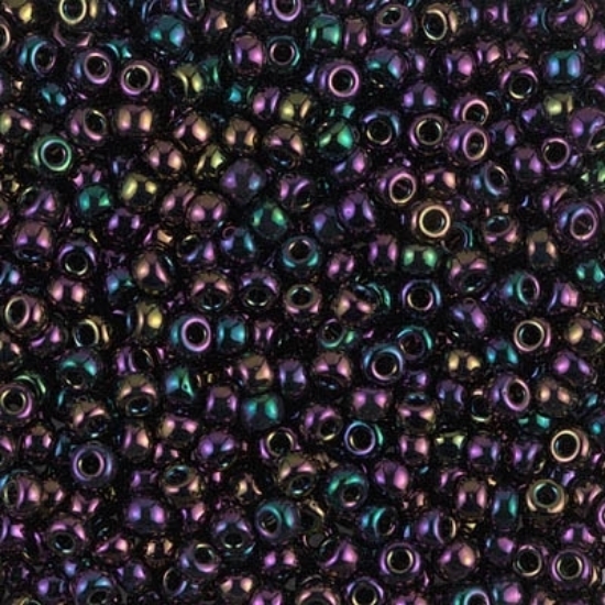 Picture of Miyuki Rocaille 8/0 454 Metallic Purple Iris x10g