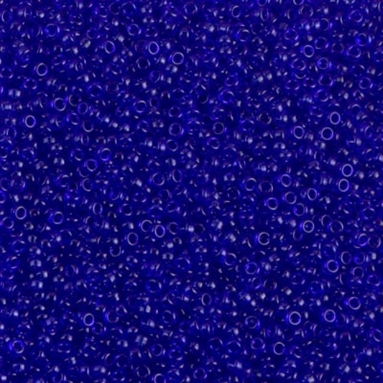 Picture of Miyuki Seed Beads 15/0 151 Transparent Cobalt x10g