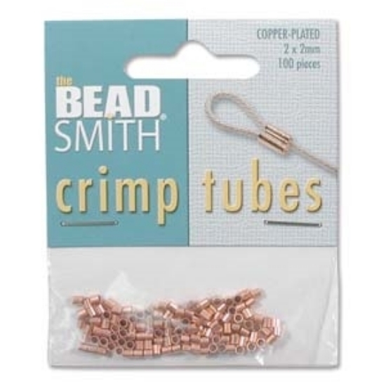 Picture of Tube Crimp 2x2mm Copper Plate x100