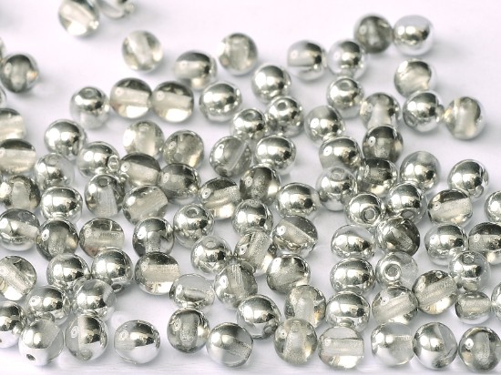 Picture of Round beads 4mm Crystal Labrador x120