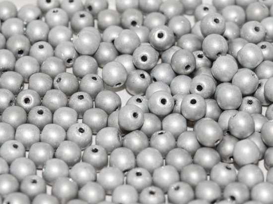 Picture of Round beads 4mm Crystal Labrador Full Mat x50