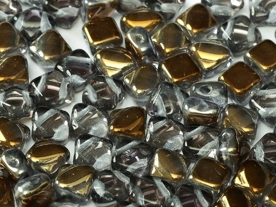 Bild von Silky Beads 2-hole 6mm Alexandrite Valentinite x50