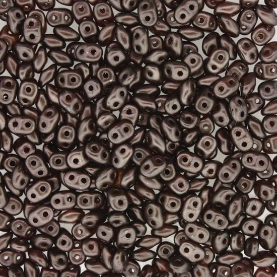Picture of SuperDuo 2,5x5mm Pastel Dark Brown x10g