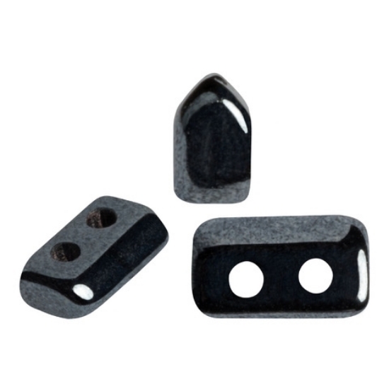 Picture of Piros® par Puca® 5x3 mm Jet Hematite x10g