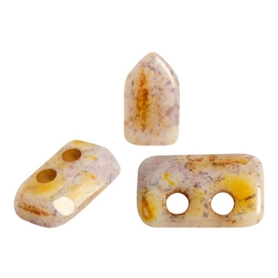 Picture of Piros® par Puca® 5x3 mm Opaque Mix Rose/Gold Ceramic Look x10g