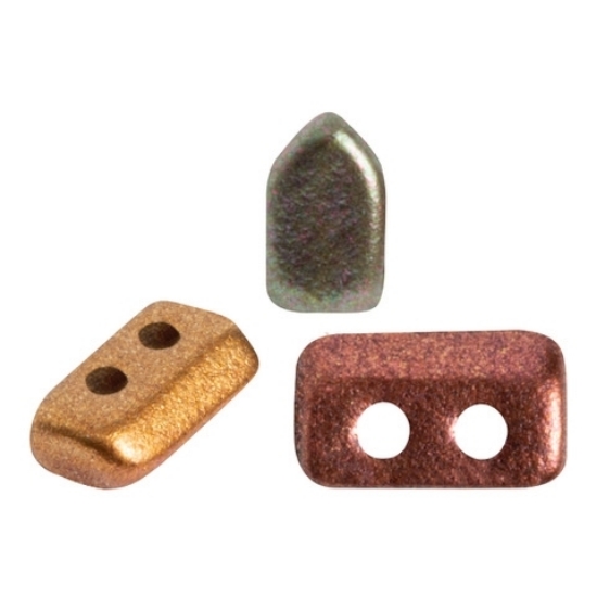 Picture of Piros® par Puca® 5x3mm Yellow Gold Metallic Iris x10g