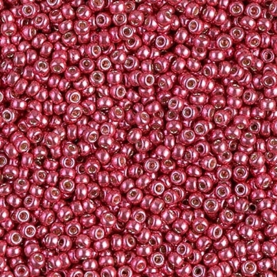 Picture of Miyuki Rocaille 11/0 4211 Duracoat Galvanized Light Cranberry x10g