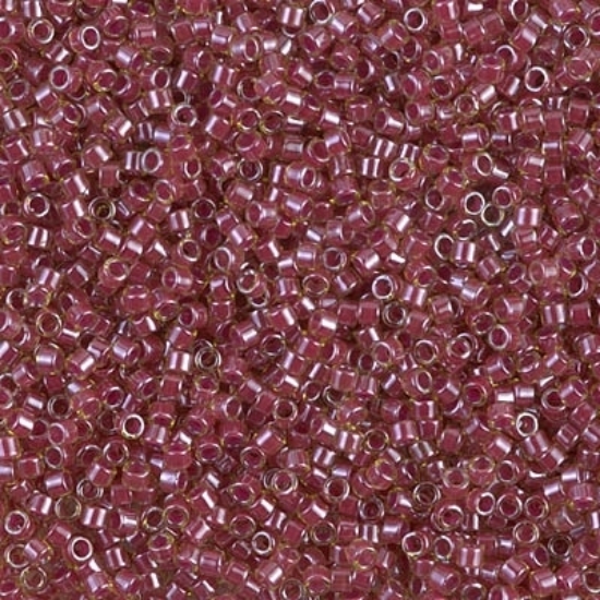 Picture of Miyuki Delica 11/0 DB283 Lined Peridot Cranberry x10g