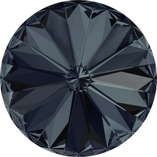 Picture of Swarovski 1122 Rivoli Round Stone 8 mm - SS39  Graphite x5