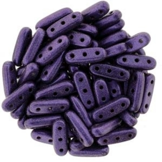 Picture of CzechMates Beam 3x10mm Metalic Suede Purple x10g