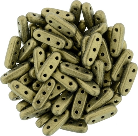 Picture of CzechMates Beam 3x10mm Metalic Suede Gold x10g