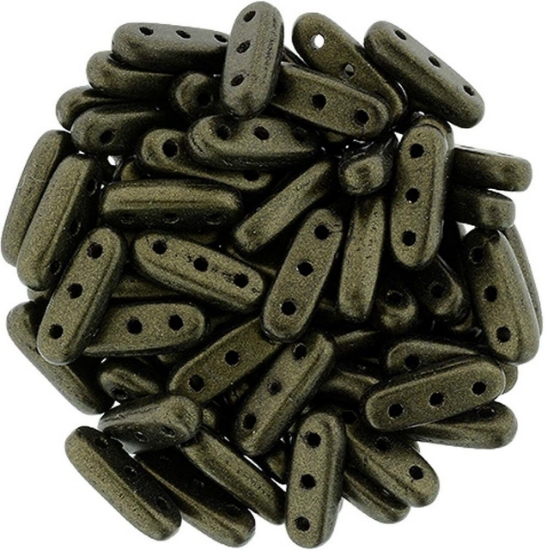 Picture of CzechMates Beam 3x10mm Metalic Suede Dark Green x10g