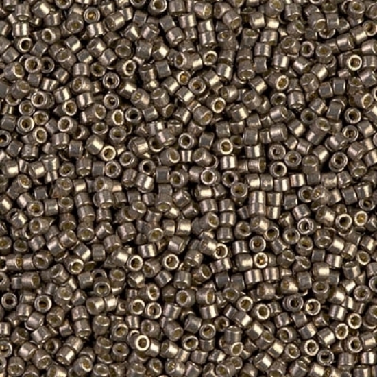 Picture of Miyuki Delica 11/0 DB1852 Duracoat Galvanized Pewter x5g