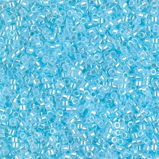 Picture of Miyuki Delica 11/0 DB239 Light Aqua Ceylon x10g