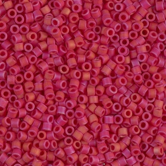 Picture of Miyuki Delica 10/0 DBM362 Mat Opaque Red AB x10g
