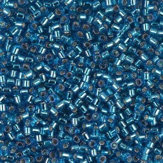Picture of Miyuki Delica 10/0 DBM149 Silver Lined Aquamarine x10g