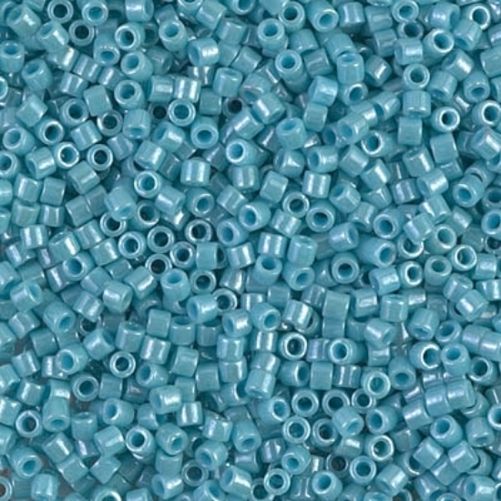 Picture of Miyuki Delica 10/0 DBM217 Opaque Turquoise Green Luster x10g