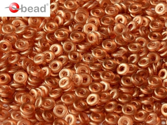 Picture of O Bead 4mm Crystal GT Tangerine x5g